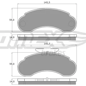 Direktkauf TOMEX Brakes TX 11-14 - Bremsbelagsatz, Scheibenbremse